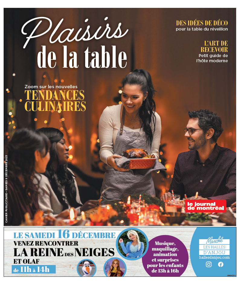 Plaisirs de la table | Le Journal de Montréal