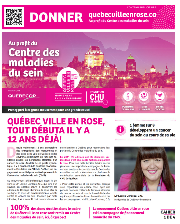 Québec, Ville en Rose | Le Journal de Québec