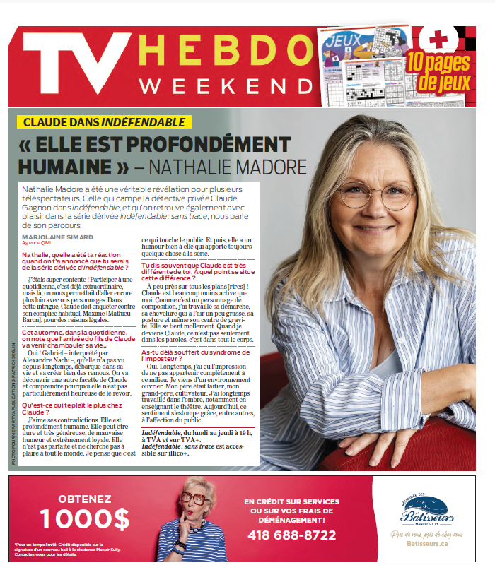 TV Hebdo | 26 septembre 2026 | Le Journal de Québec