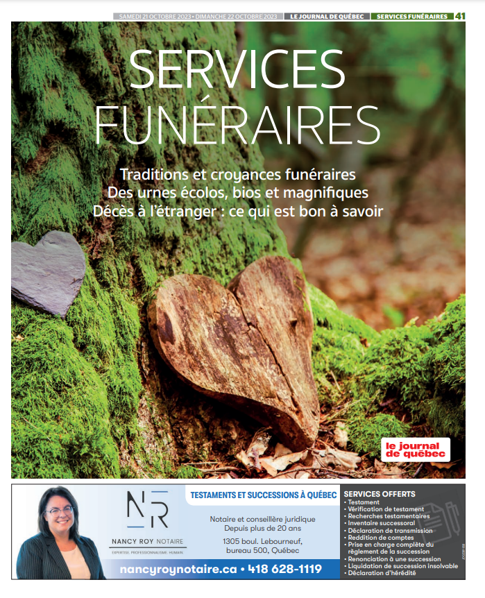 Services funéraires  | Le Journal de Québec