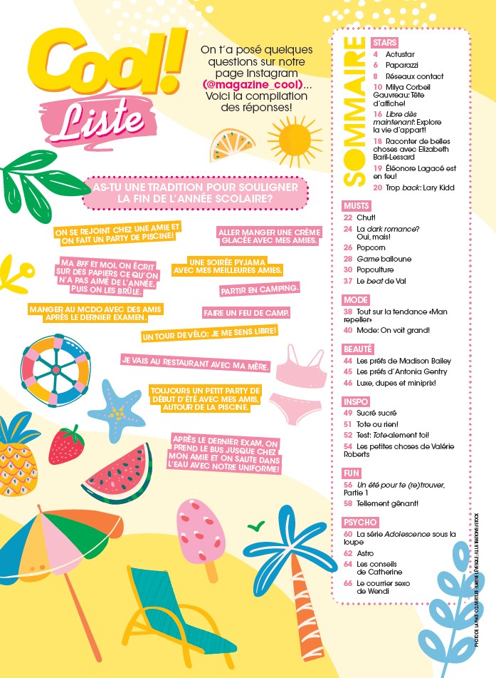 Abonnement au magazine Cool!