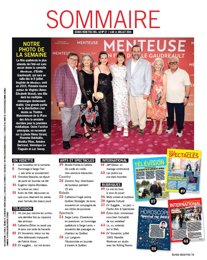 Vol.63 no.27 | 5 juillet au 11 juillet 2025