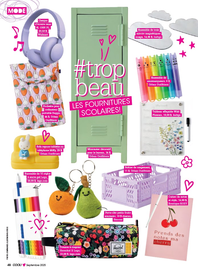 Abonnement au magazine Cool!