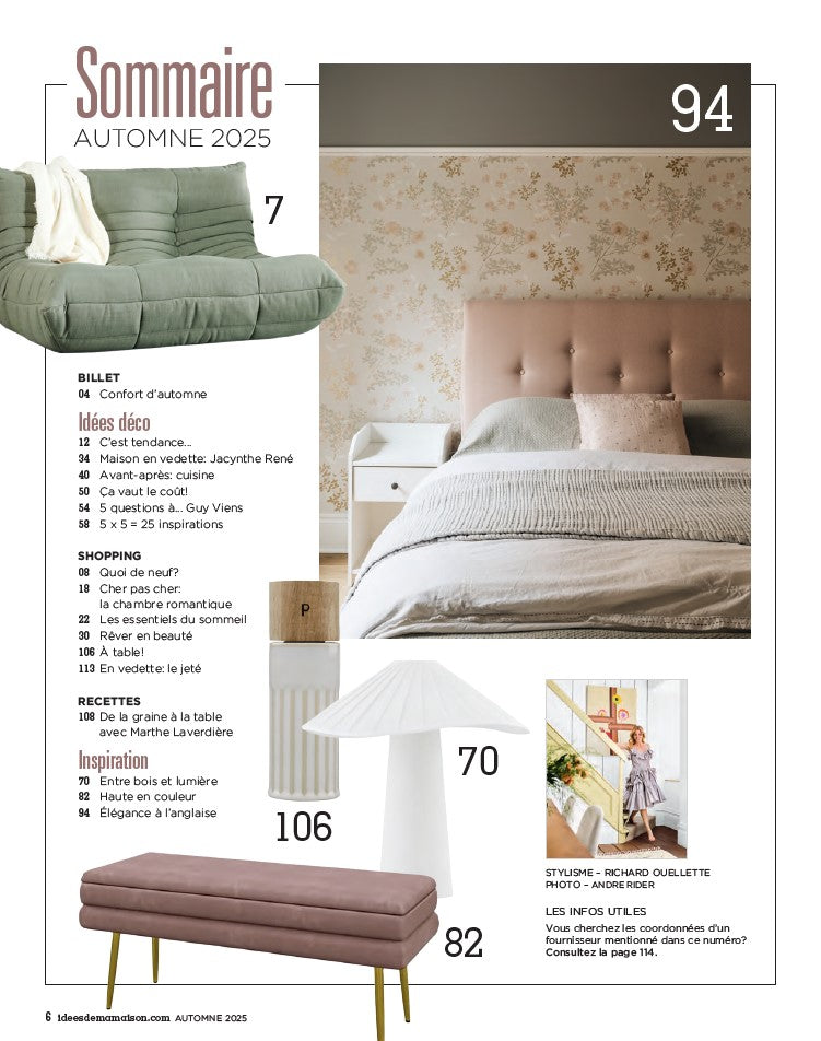 Abonnement au magazine Les Idées de ma Maison