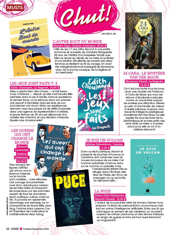 Abonnement au magazine Cool!