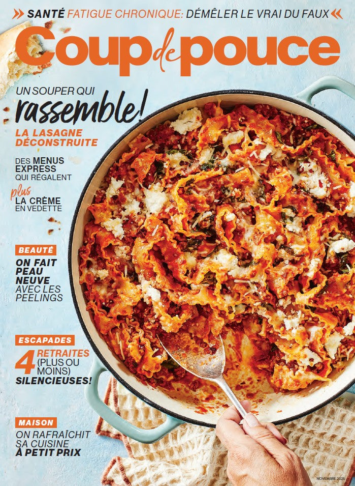 Abonnement au magazine Coup de Pouce