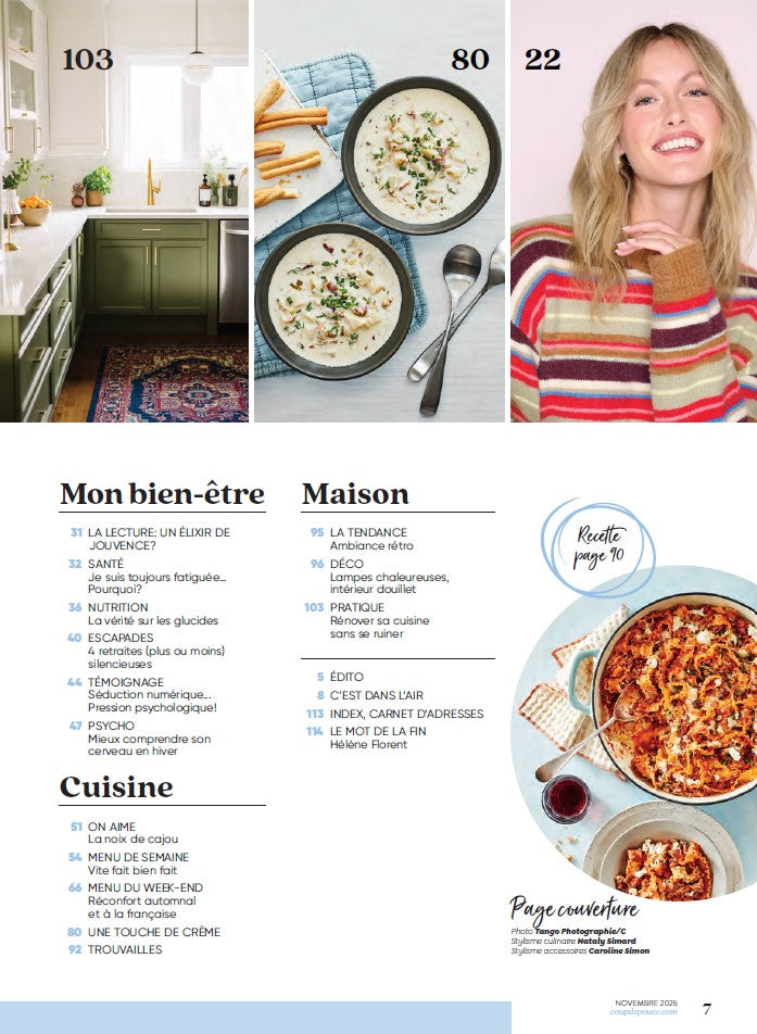 Abonnement au magazine Coup de Pouce