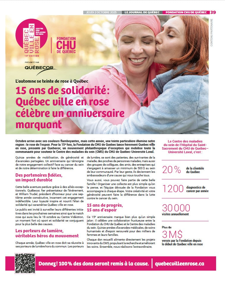 Fondation CHU de Québec | Le Journal de Québec