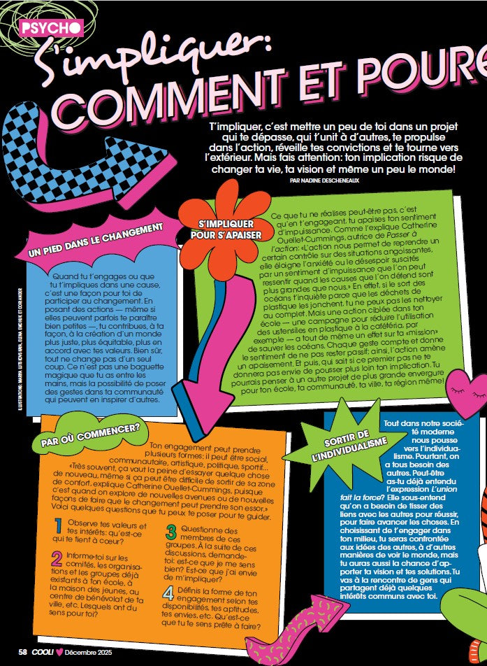 Abonnement au magazine Cool!