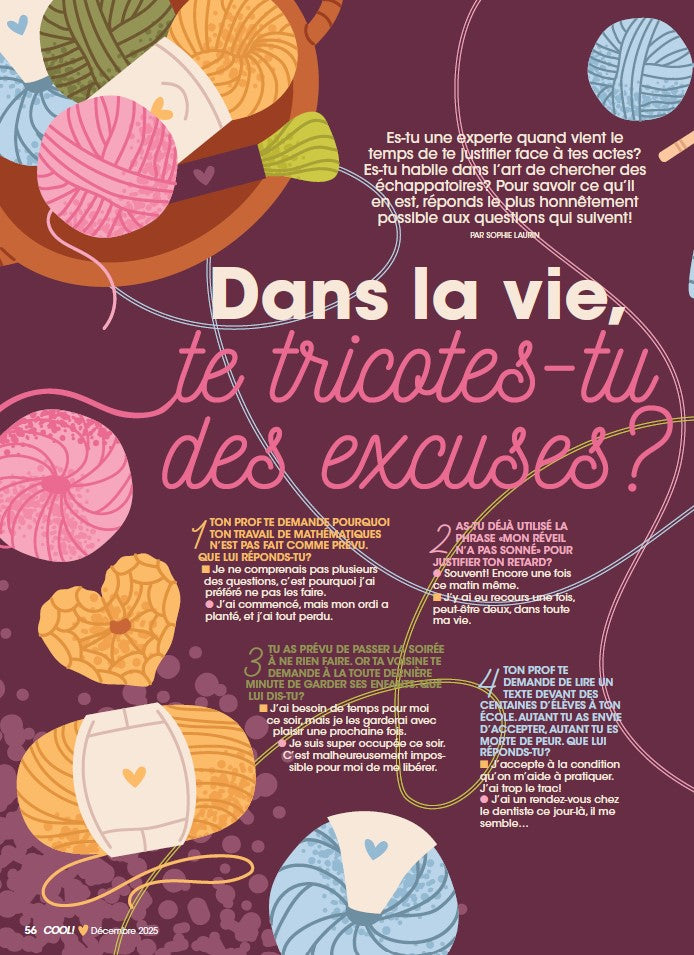 Abonnement au magazine Cool!