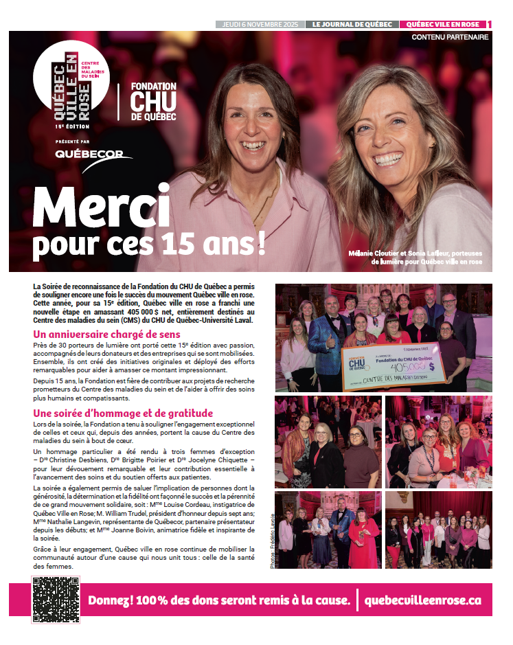 Québec ville rose | Le Journal de Québec