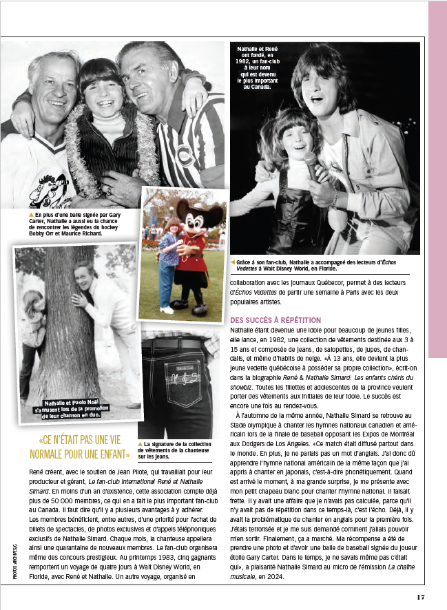 No.51 | Duo Biographie Nathalie Simard et son album: Par les temps qui courent