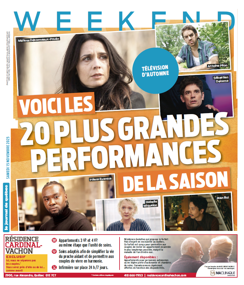 Weekend | 15 novembre 2025 | Le Journal de Québec