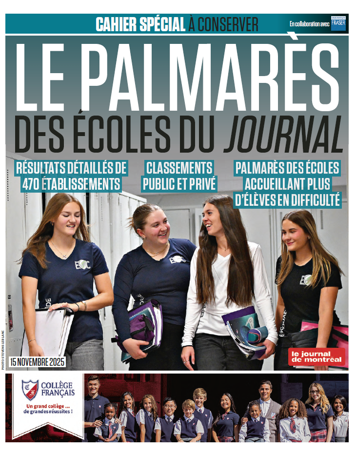 Palmarès des écoles | Le Journal de Montréal