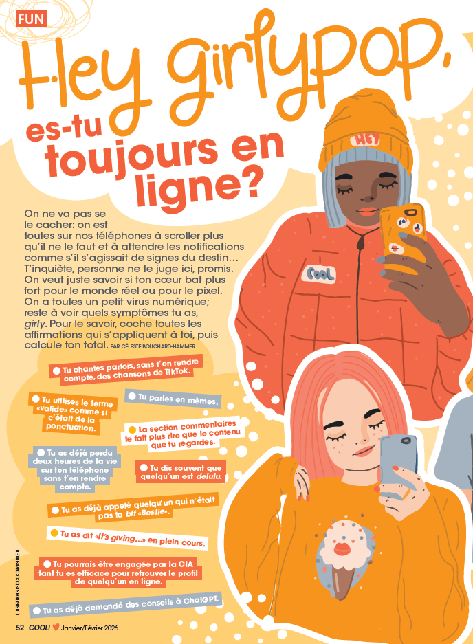 Abonnement au magazine Cool!