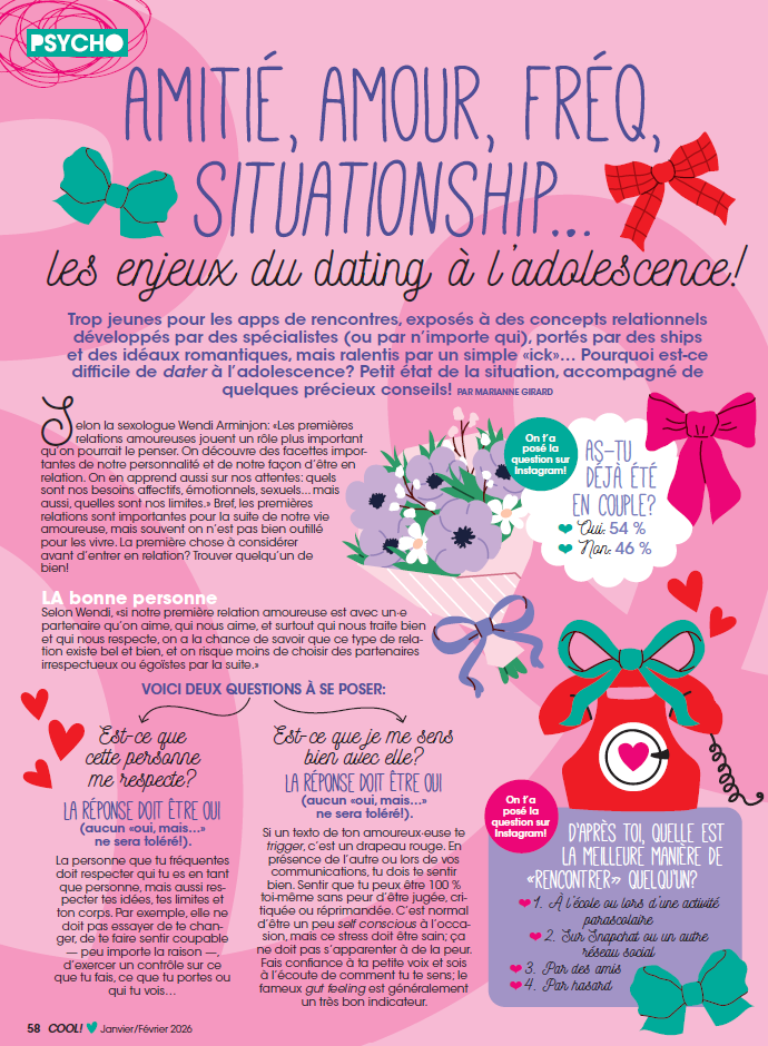 Abonnement au magazine Cool!