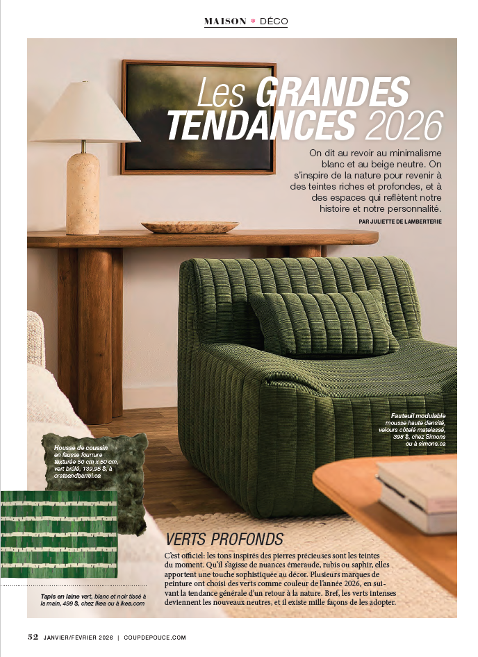 Abonnement au magazine Coup de Pouce