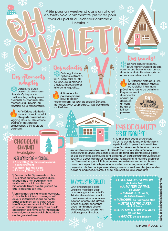 Abonnement au magazine Cool!