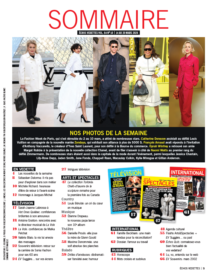 Vol.64 no.10 | 14 au 20 mars 2026