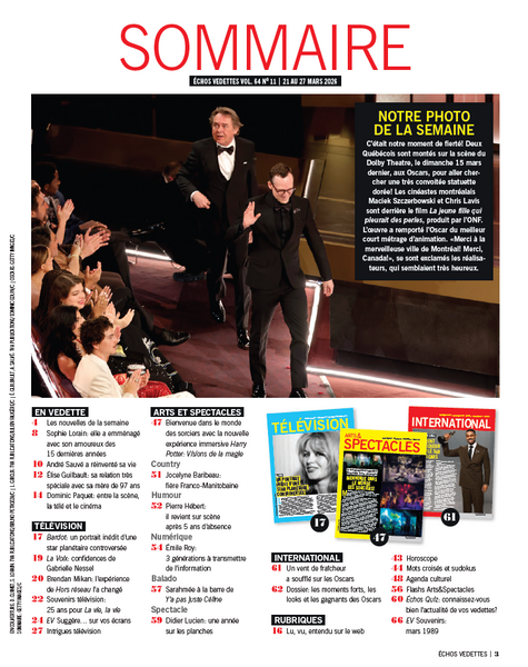 Vol.64 no.11 | 21 au 27 mars 2026