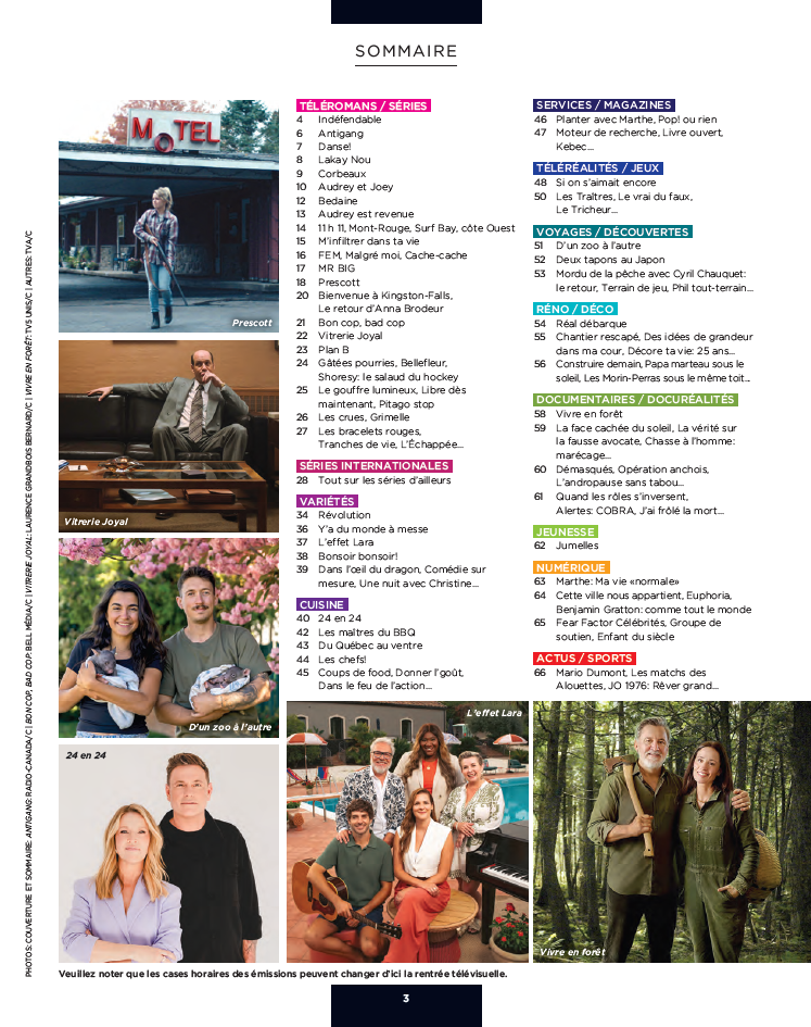 Vol.28 No.01 | Téléromans | Été 2026