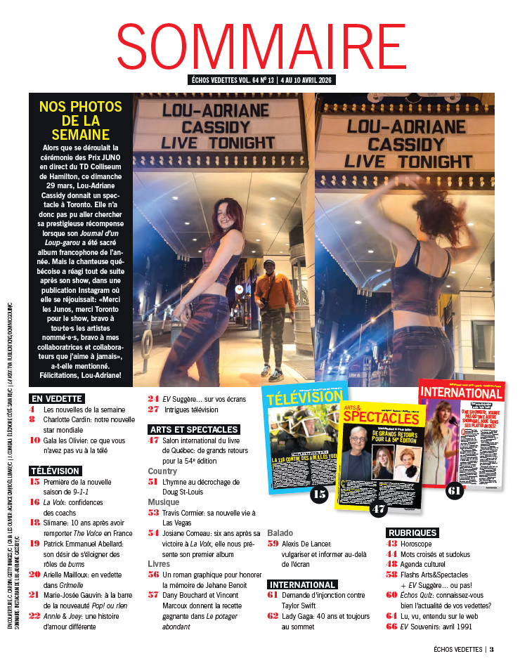 Vol.64 no.13 | 4 au 10 avril 2026