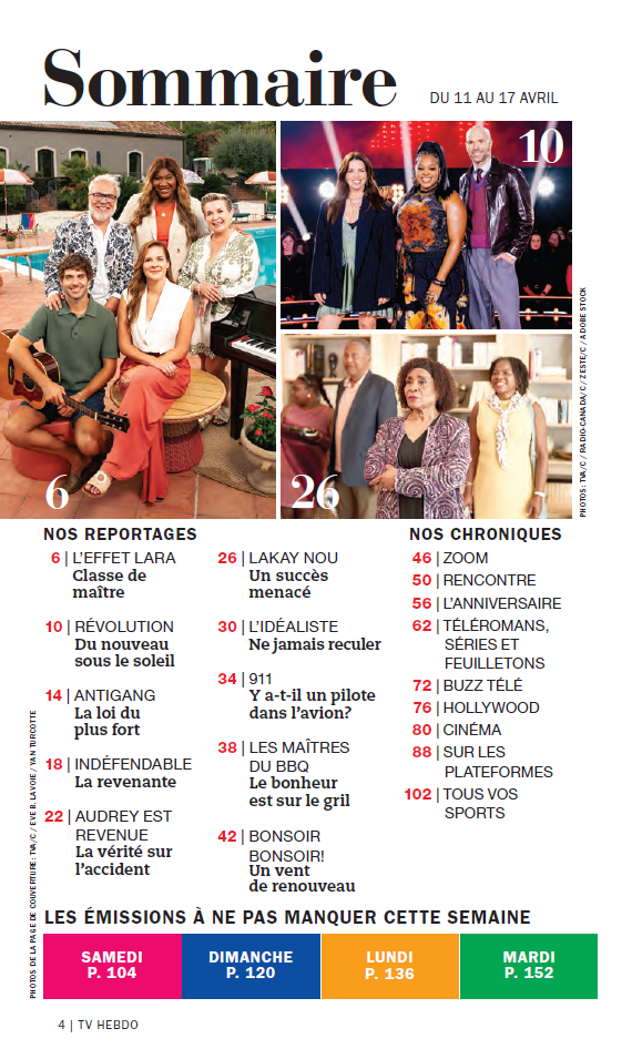 Vol.67 No.16 | 11 au 17 avril 2026