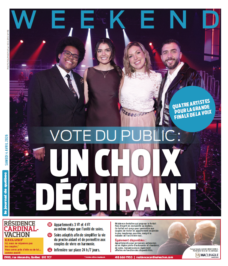Weekend | 4 avril 2026 | Le Journal de Québec