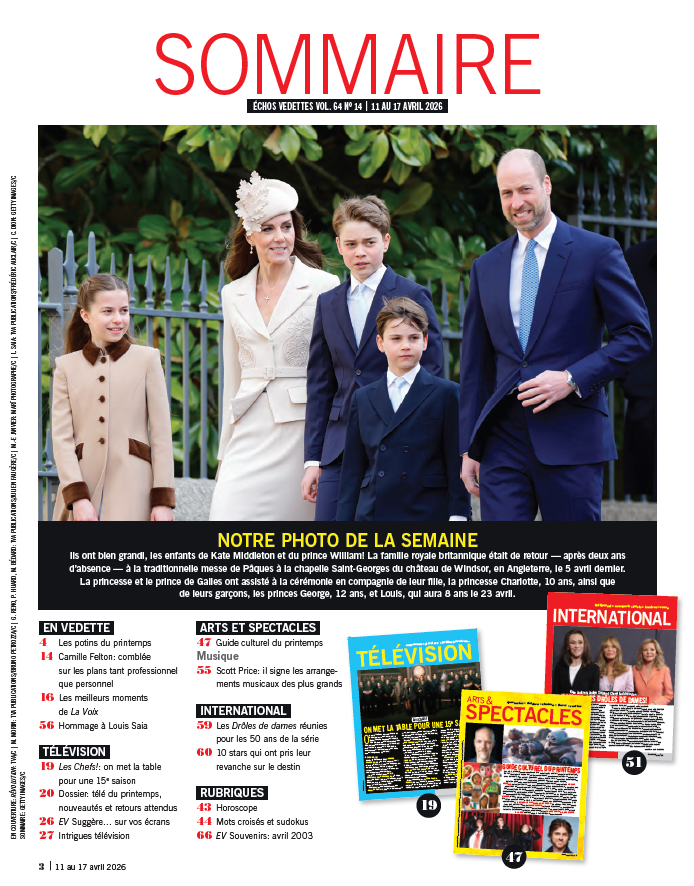 Vol.64 no.14 | 11 au 17 avril 2026