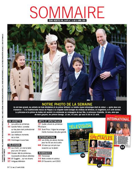 Vol.64 no.14 | 11 au 17 avril 2026