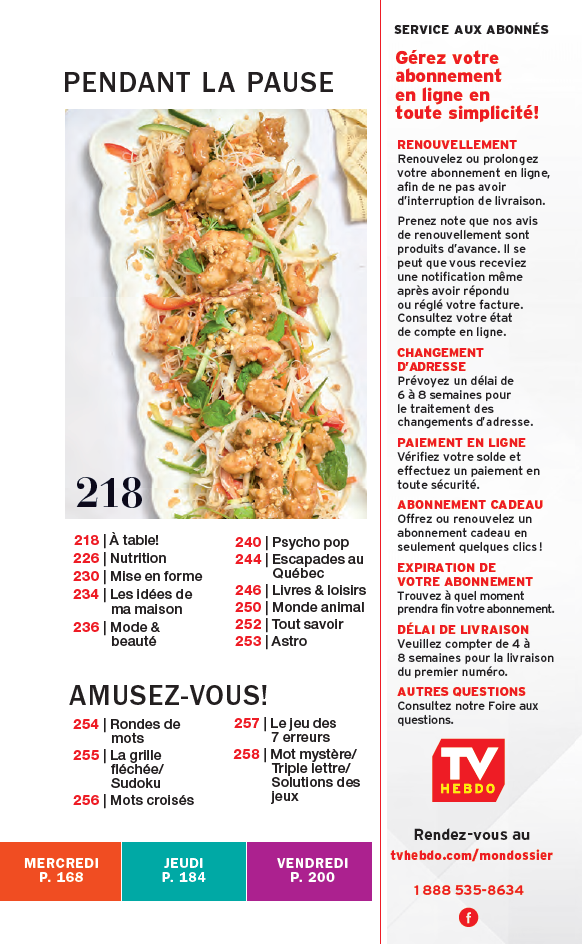 Vol.67 No.17 | 18 au 24 avril 2026