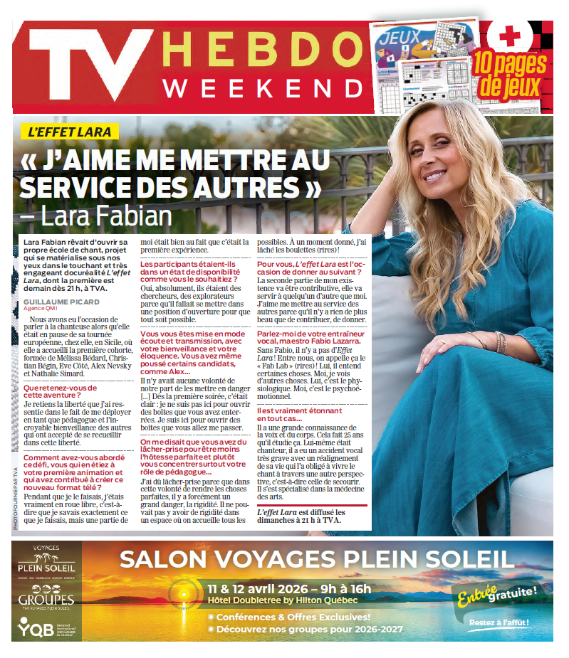 TV Hebdo | 11 avril 2026 | Le Journal de Québec
