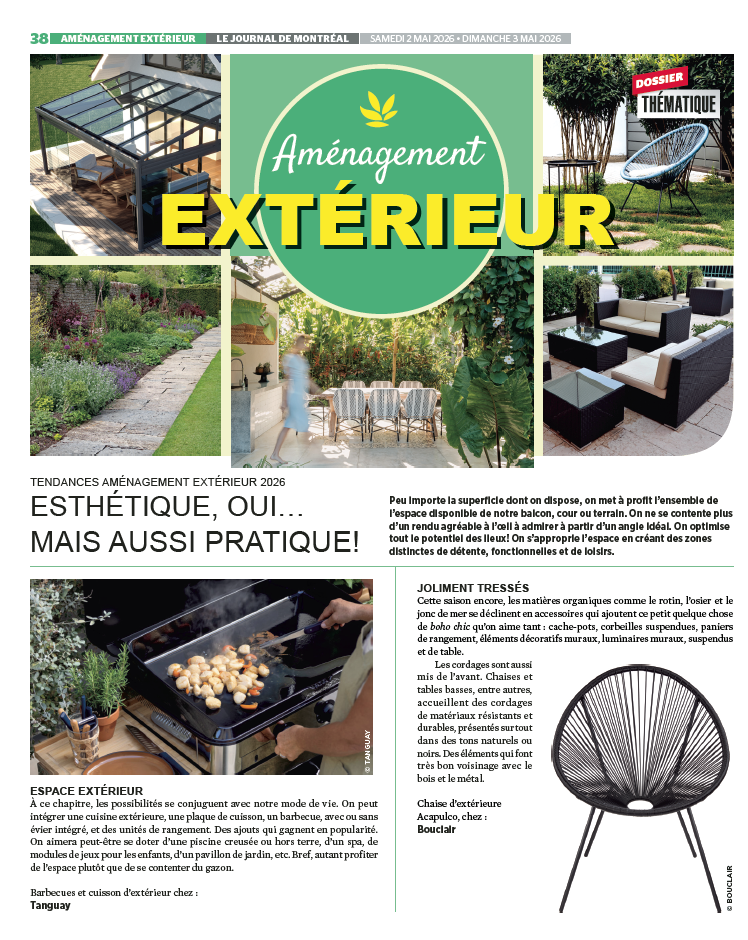 Aménagement extérieur | Le Journal de Montréal