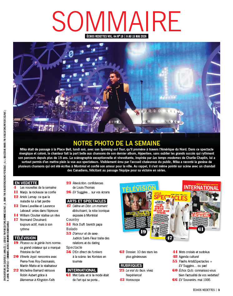 Vol.64 no.18 | 9 au 15 mai 2026