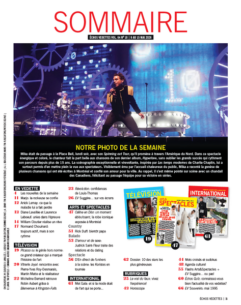 Vol.64 no.18 | 9 au 15 mai 2026