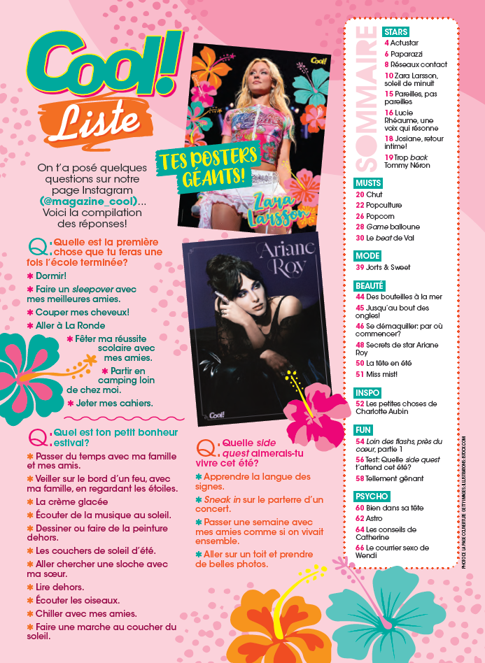 Abonnement au magazine Cool!