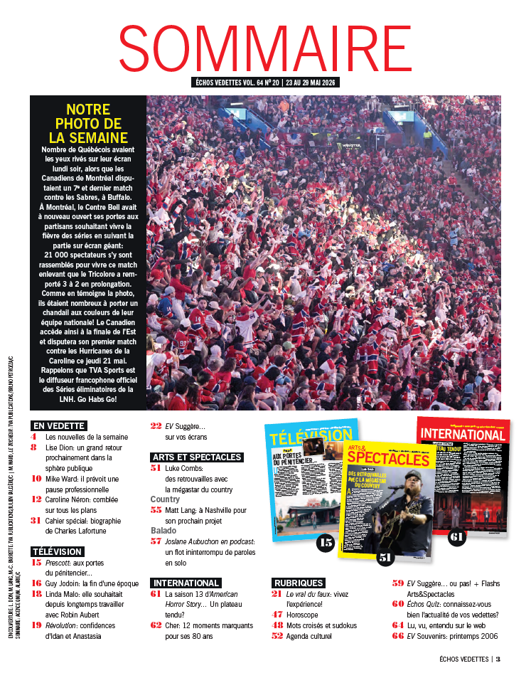 Vol.64 no.20 | 23 au 29 mai 2026