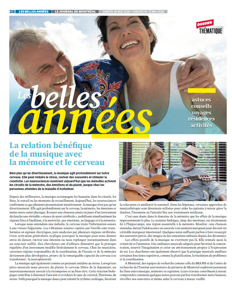 Les belles années | 30 mai 2026 | Le Journal de Montréal
