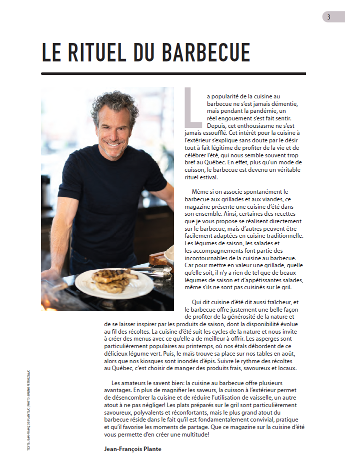 No.36 | Cuisine d'été et barbecue avec Jean-françois Plante
