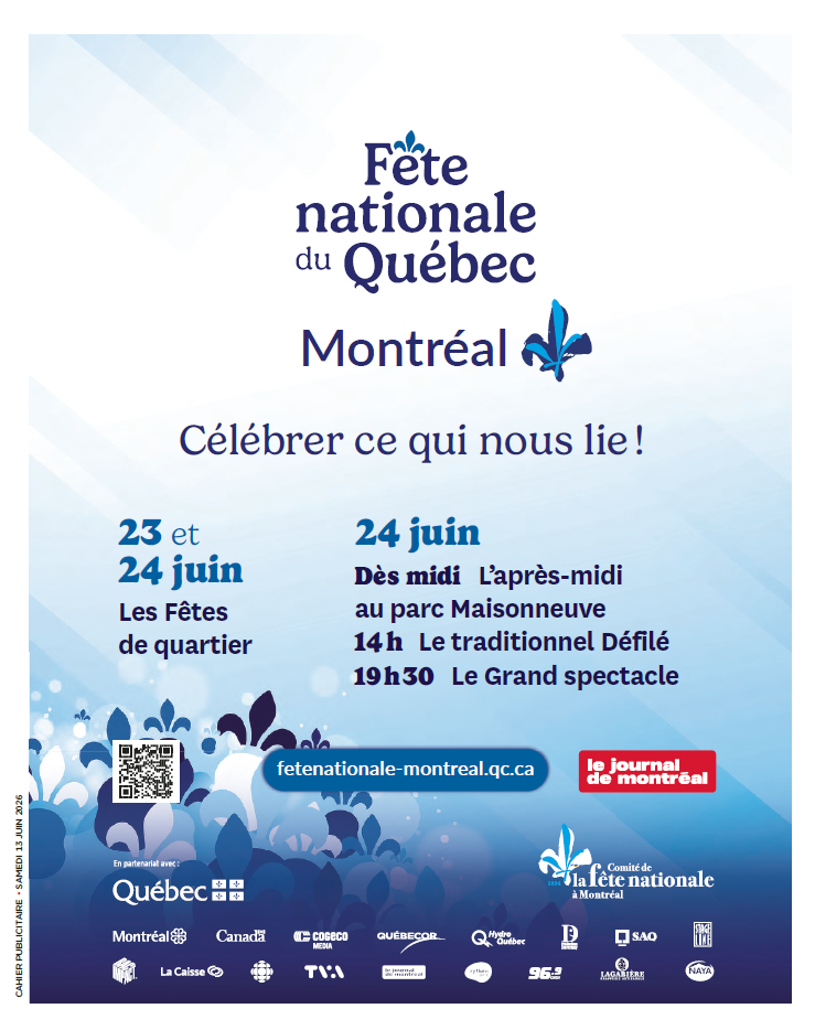 Fête nationale du Québec | 13 juin 2026 | Le Journal de Montréal