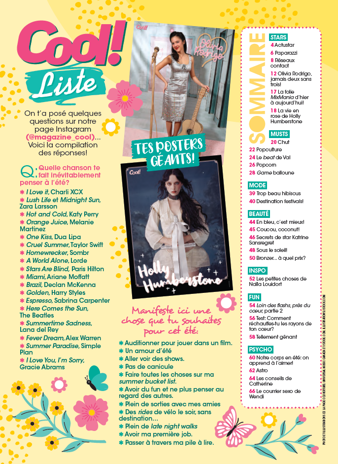 Vol.30 no.02 | Olivia Rodrigo  | Juillet 2026