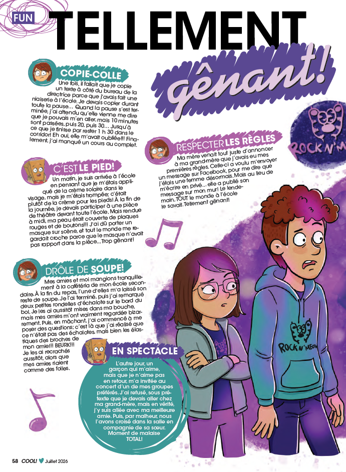 Abonnement au magazine Cool!