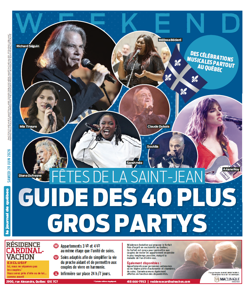 Weekend | 20 juin 2026 | Le Journal de Québec