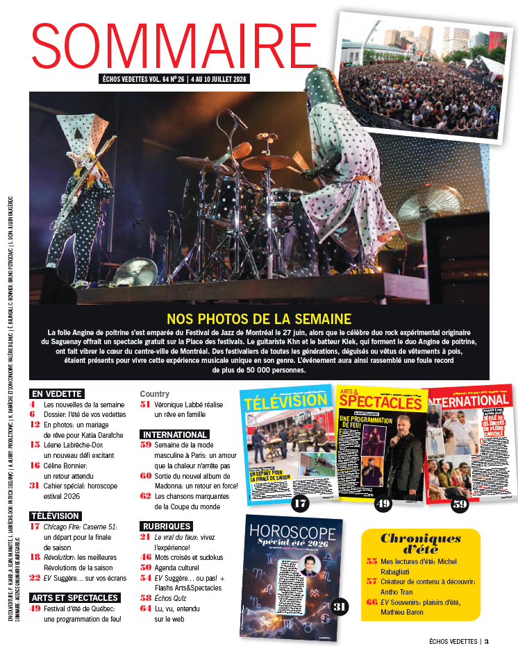 Vol.64 no.26 | 4 au 10 juillet 2026