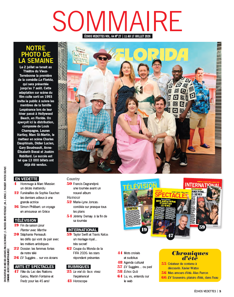 Vol.64 no.27 | 11 au 17 juillet 2026