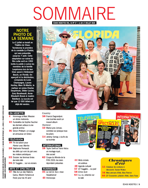 Vol.64 no.27 | 11 au 17 juillet 2026