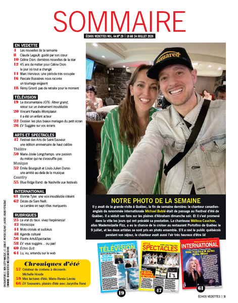 Vol.64 no.28 | 18 au 24 juillet 2026
