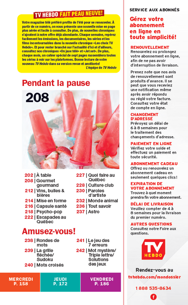Vol.67 No.32 | 1 au 7 août 2026