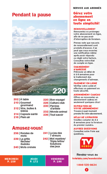 Vol.67 No.33 | 8 au 14 août 2026