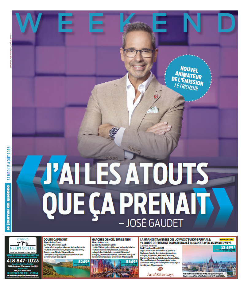 Weekend | 15 août 2026 | Le Journal de Québec